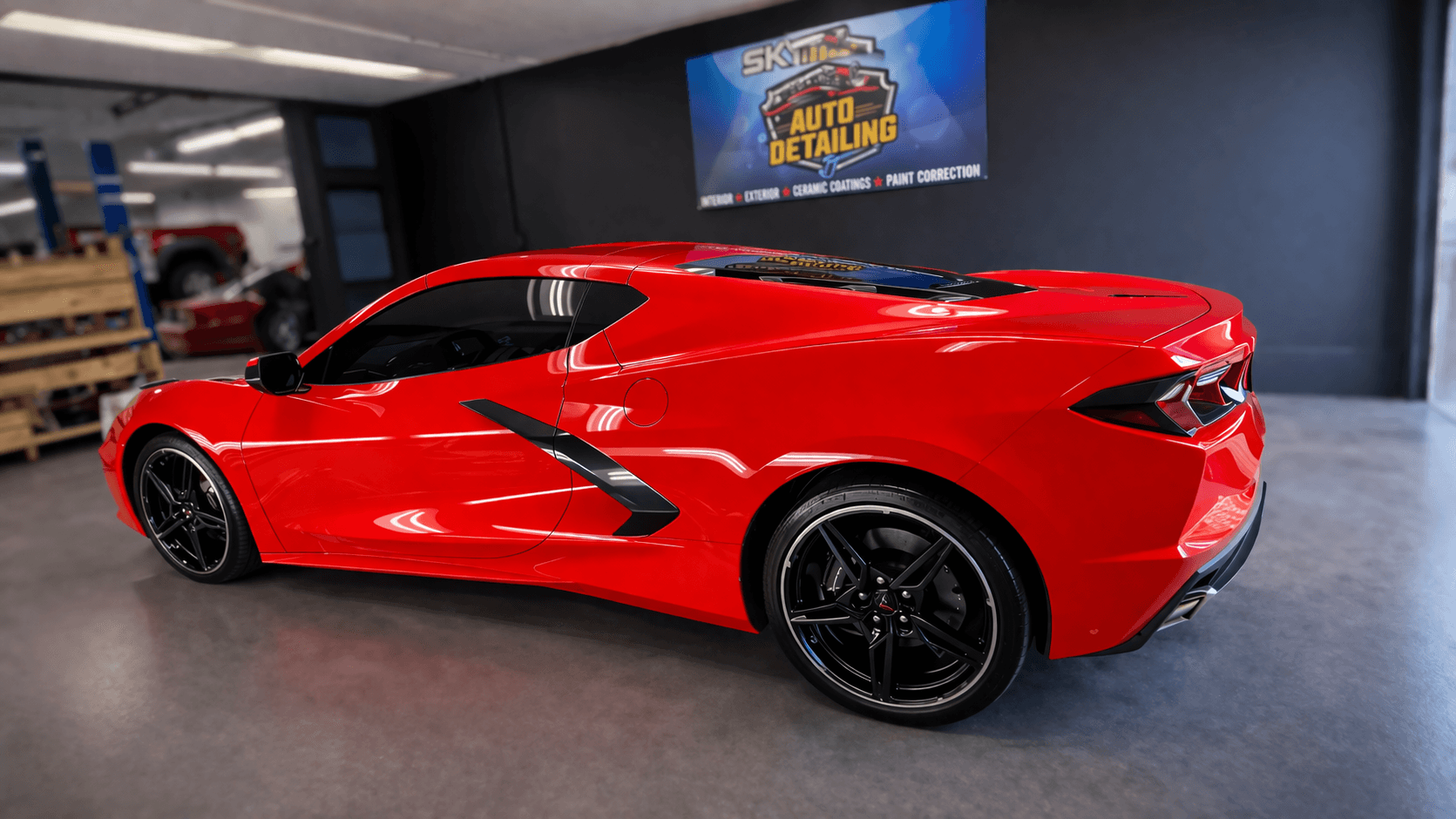 Chevy Corvette C8 detailed by SkyShine Auto Detailing