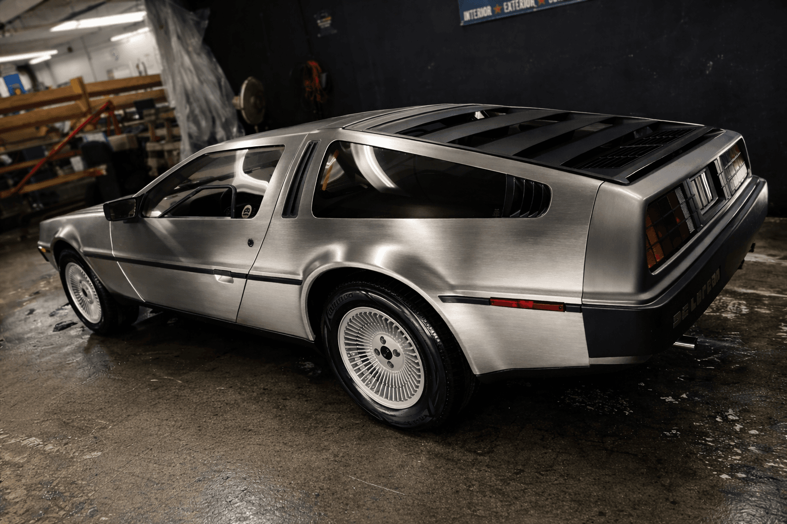 DeLorean detailed by SkyShine Auto Detailing