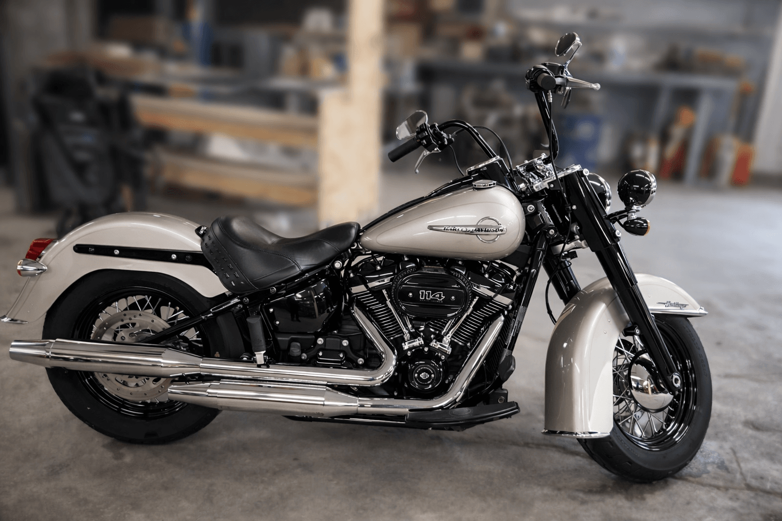 Harley-Davidson detailed by SkyShine Auto Detailing in Brooklyn CT