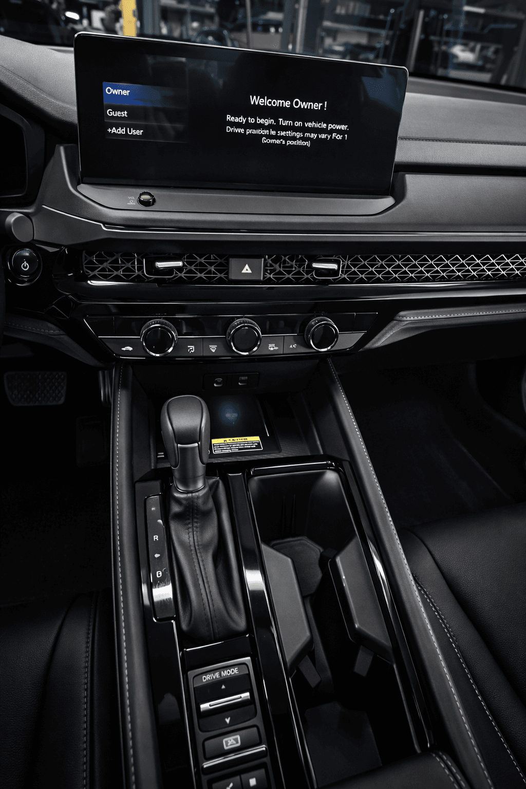 Detailed interior with clean seat, console, and floor area