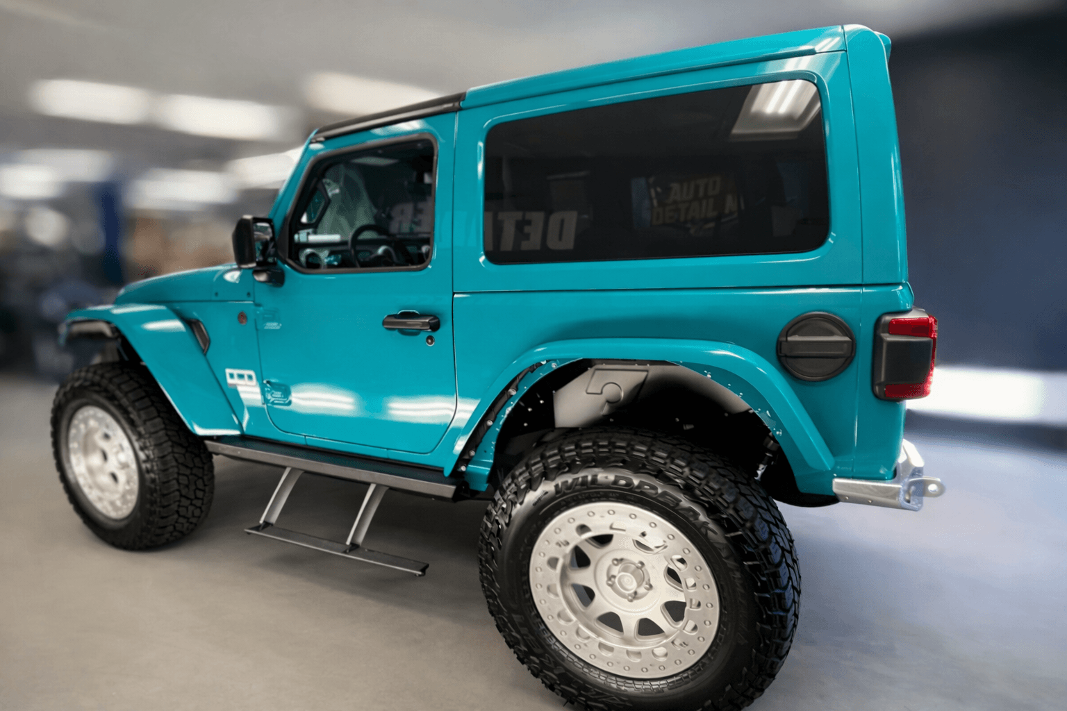 Custom Jeep Wrangler detailed by SkyShine Auto Detailing